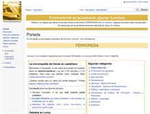 Tablet Screenshot of ferropedia.es